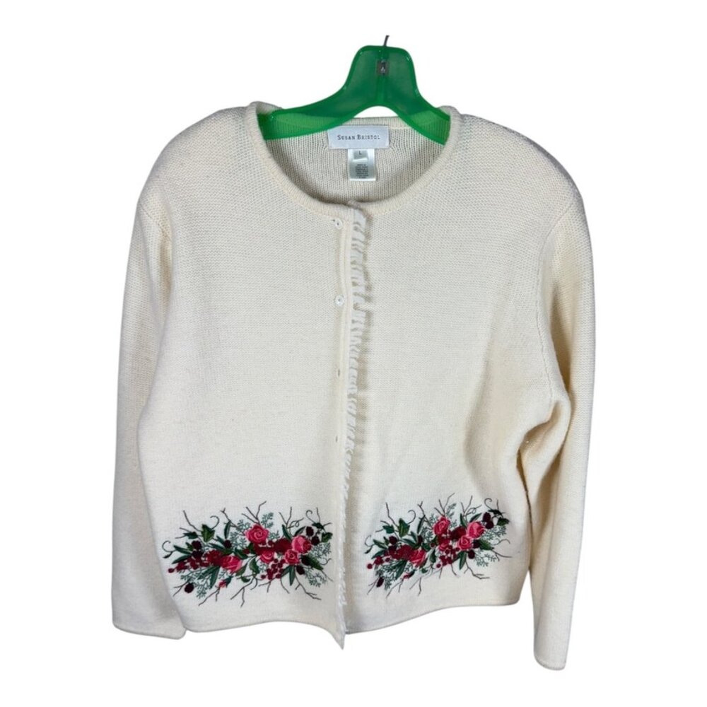 Susan Bristol Wool Cardigan Sweater